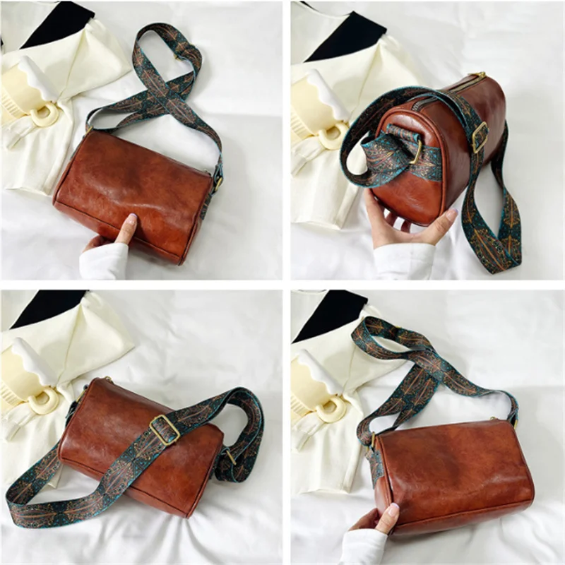 Fashion Luggage & Bags Women's Handbags Shoulder NEW Retro Style Square Business PU Casual Brown Mini Bolsa Feminina