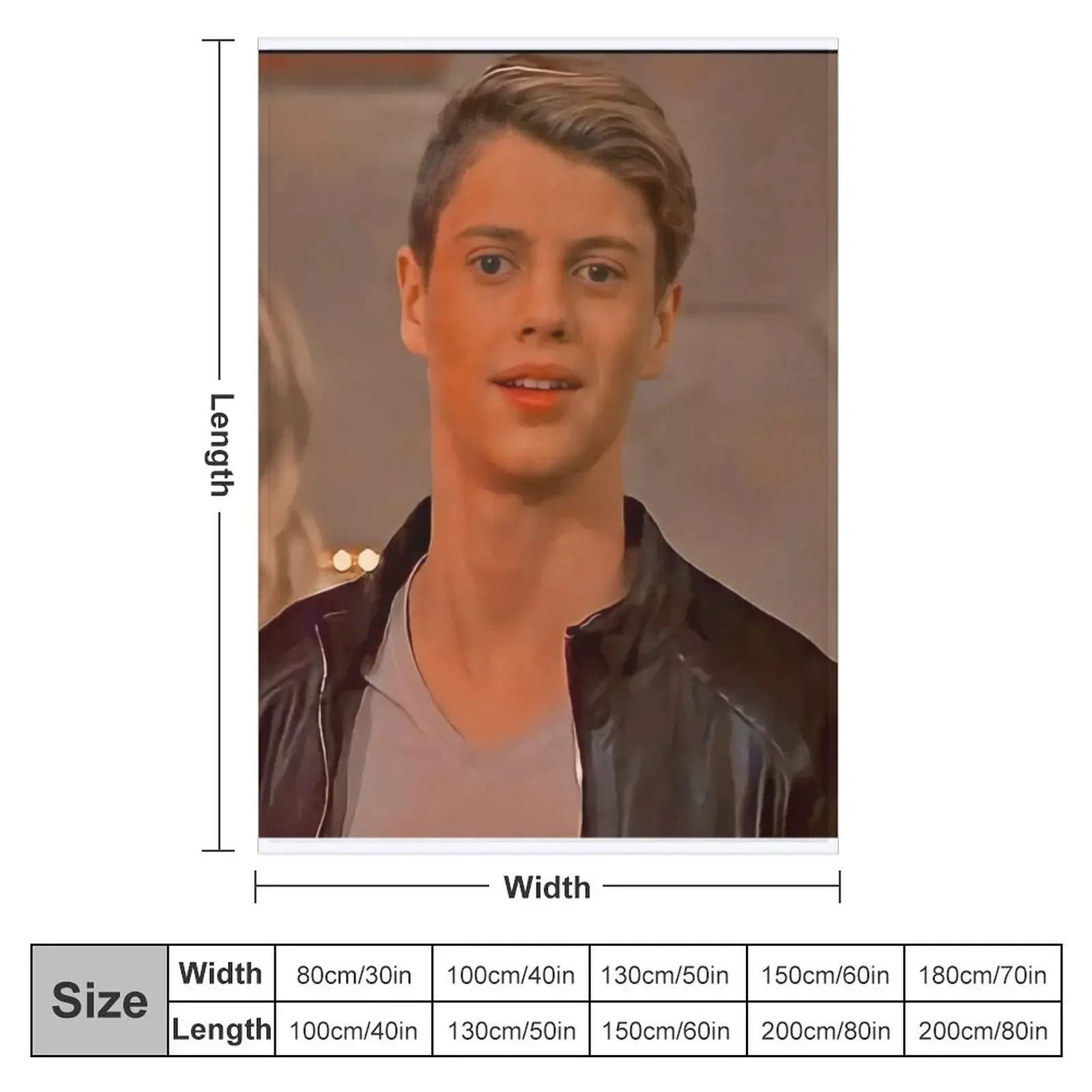 Летний плед-одеяло с принтом Генри Харта