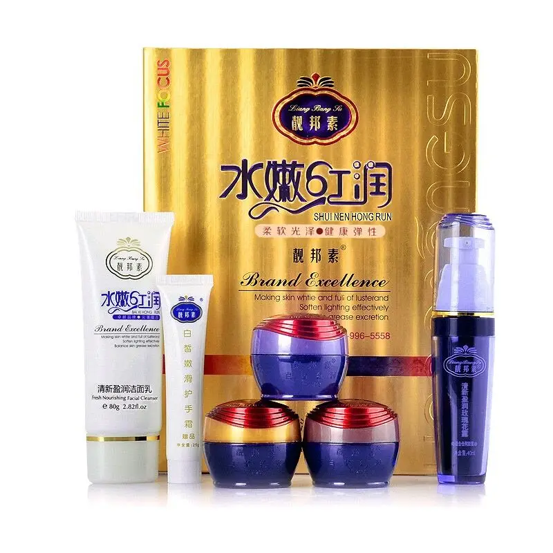 Liangbangsu Beauty Whitening Чистый и свежий набор для омоложения веснушек