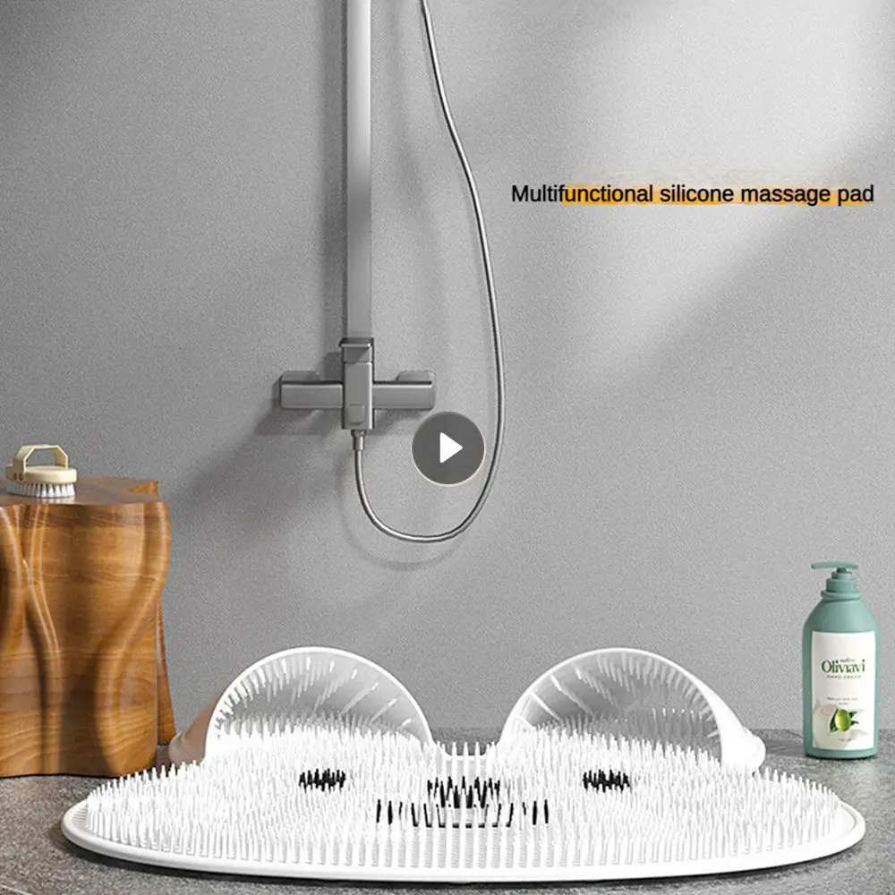 

Anti-slip Mat Silicone Column Soothing Bath Experience Anti-slip Design Relaxation Repeatable Soft To The Touch Wash Foot Mat