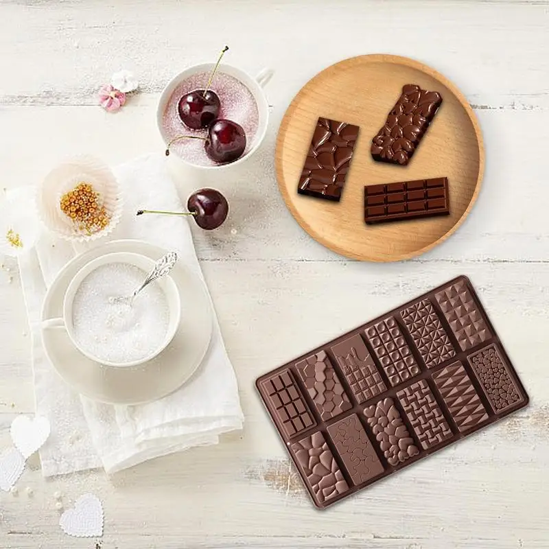 3D прямоугольная силиконовая форма формы для выпечки мусса торта свечи желе