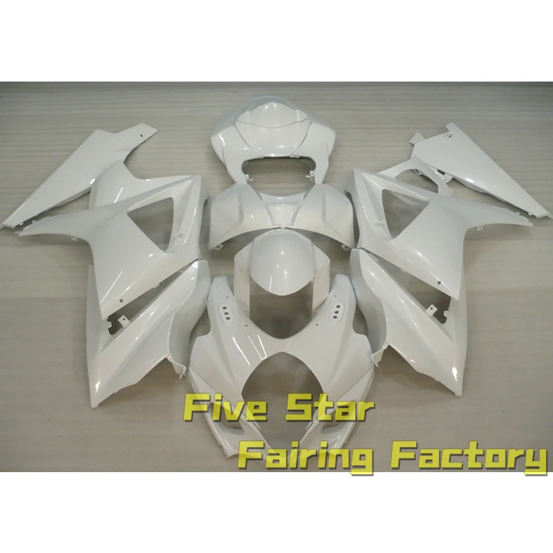 

Motorcycle Fairing Kit For Suzuki GSXR1000 2007 2008 GSXR 1000 GSX 1000R K7 Bodywork Injection Mold White Paint Premium Plastic