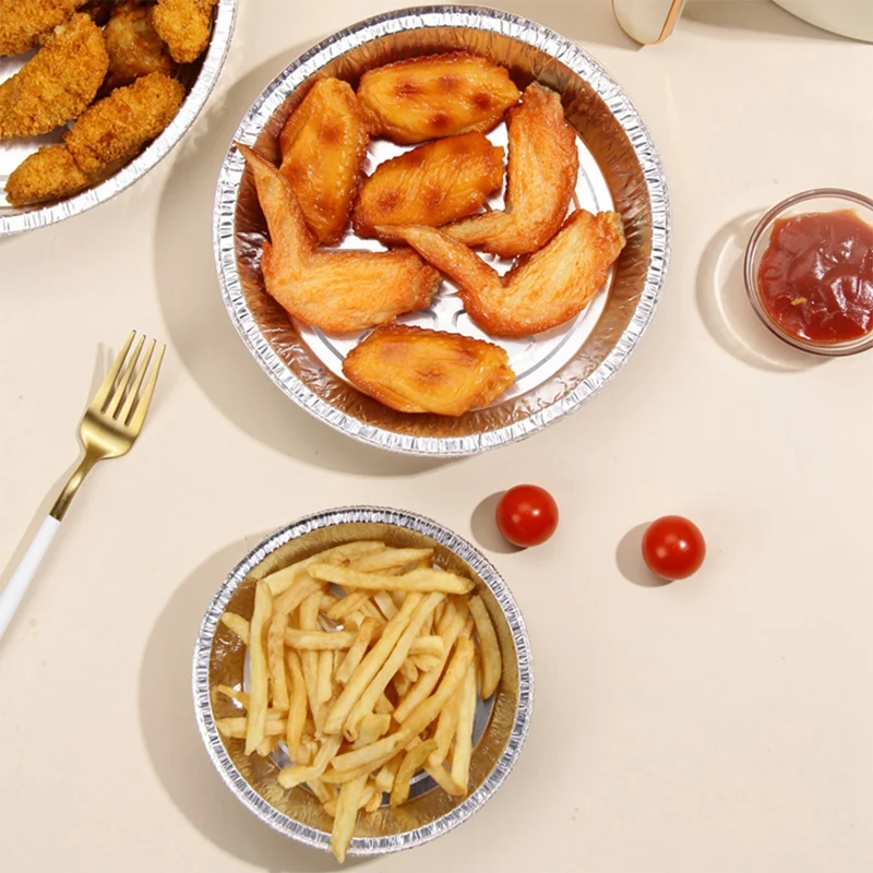 ABHG 50 шт. бумажный коврик для фритюрницы оловянная фольга выпечки алюминиевая