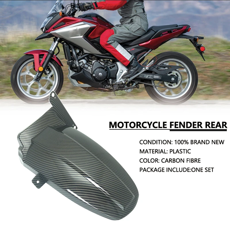Фото Для HONDA NC750S NC750X NC700 NC750 S X NC700S NC700X 2012-2023 удлинитель заднего крыла мотоцикла, брызговик, крышка №2
