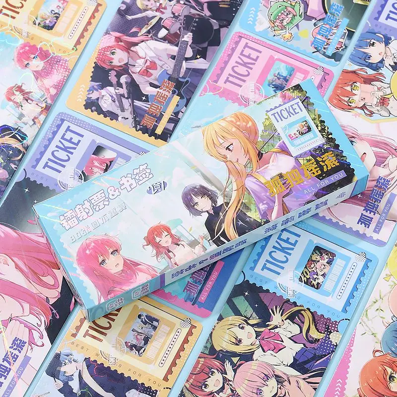 Скалы BOCCHI 40 шт. Лазерный билет двусторонняя HD-закладка поздравительная открытка