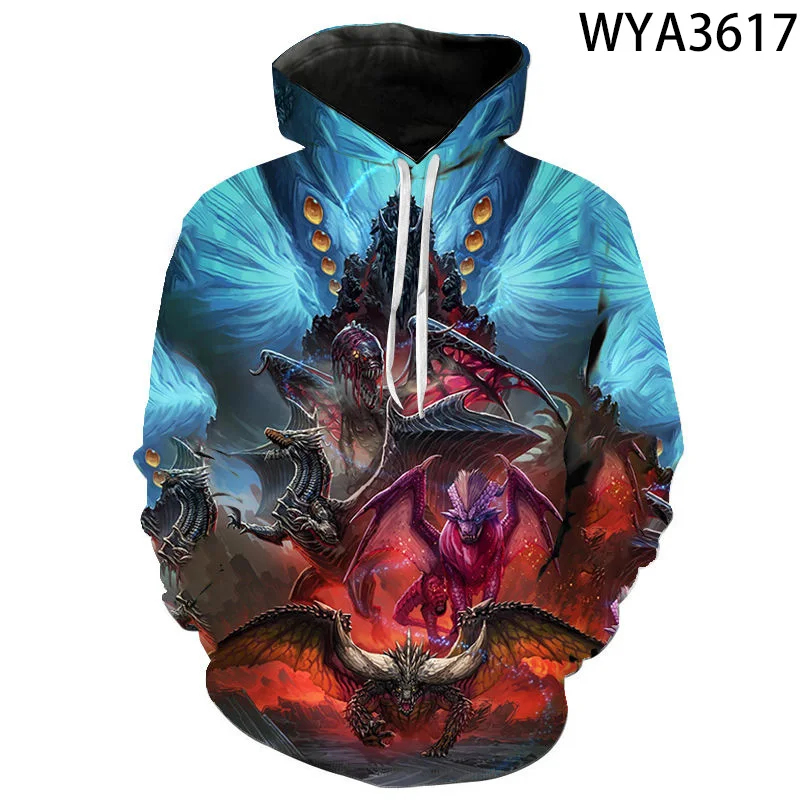 

Monster Hunter Men Women Children Fashion Streetwear Cool Coat Autumn New Long Sleeve Pullover Sweatshirts Boy Girl Kids Tops