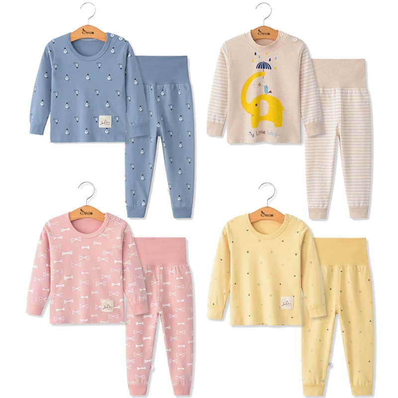 Baby Kids Pajamas Set Autumn Children Clothing Suit Christmas Sleepwear Boys Cartoon Pyjamas Girls Nightwear Pijamas Infantil