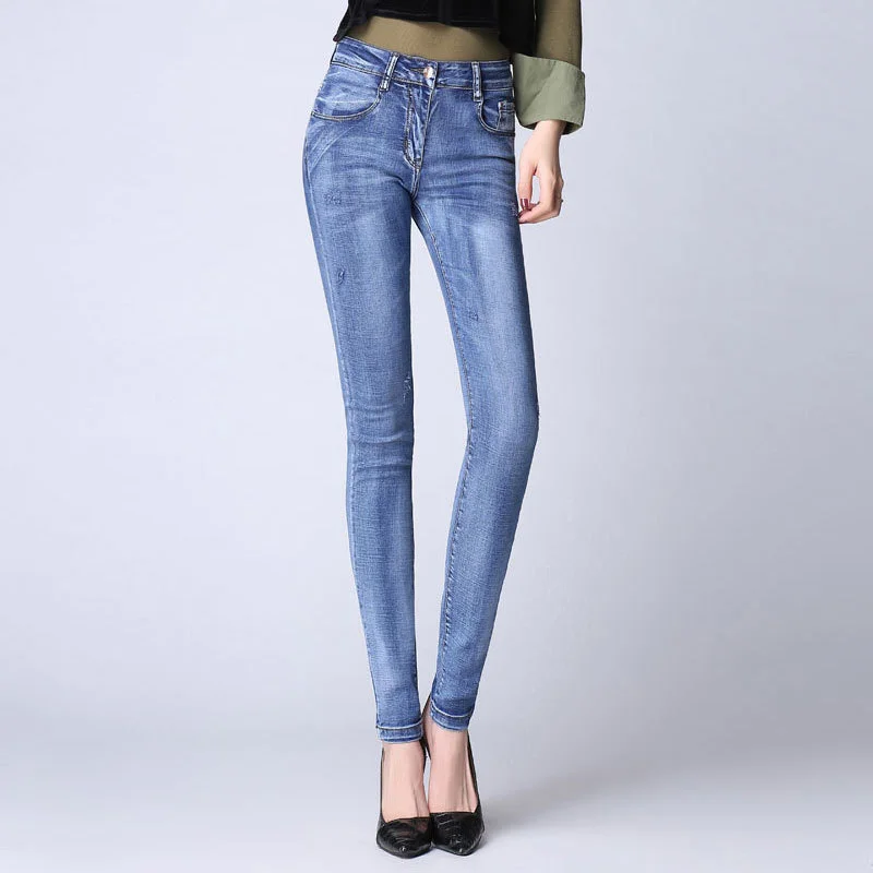 

New Slim Jeans for Women Casual Fashion Women Jeans High Quality