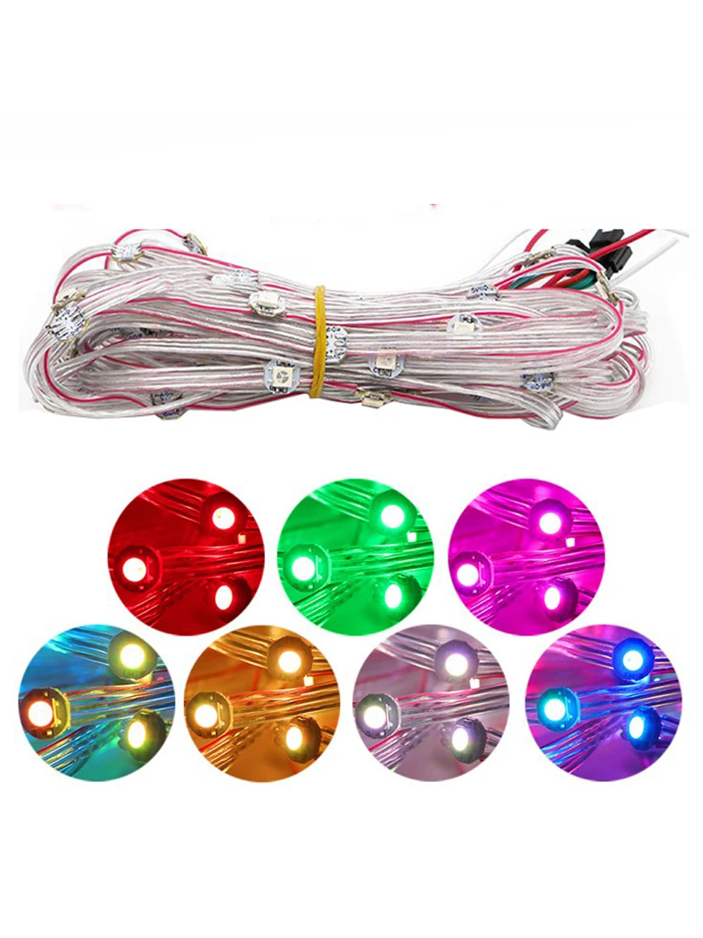 Предварительно припаянная светодиодная плата радиатора WS2812B 5 В WS2811 IC Встроенный