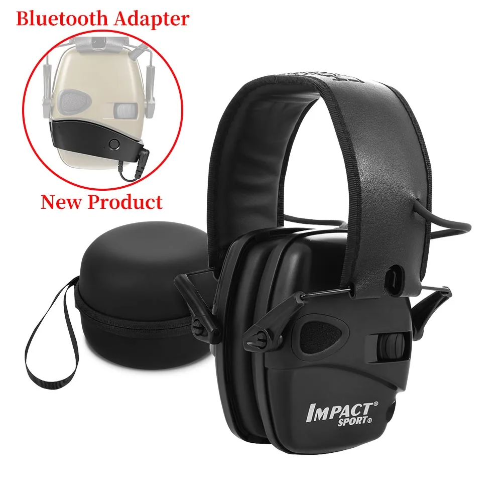 

HOT Tactical Electronic Shooting Earmuff Outdoor Anti-noise Impact Sound Headset Hearing Protective Headset Black