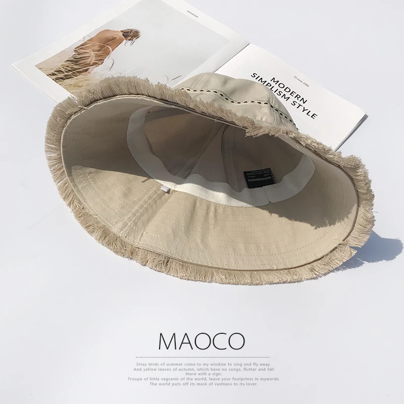 Рыбацкая шляпа женская японская модная художественная универсальная для