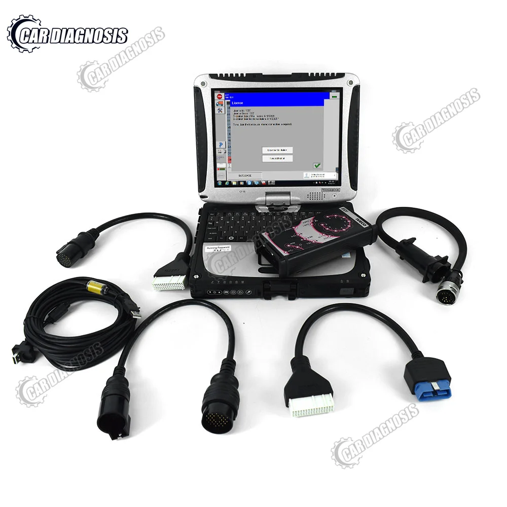 Thoughbook cf19 ноутбук Полный комплект + для IVECO ELTRAC EASY ECI диагностический интерфейс Wi-Fi