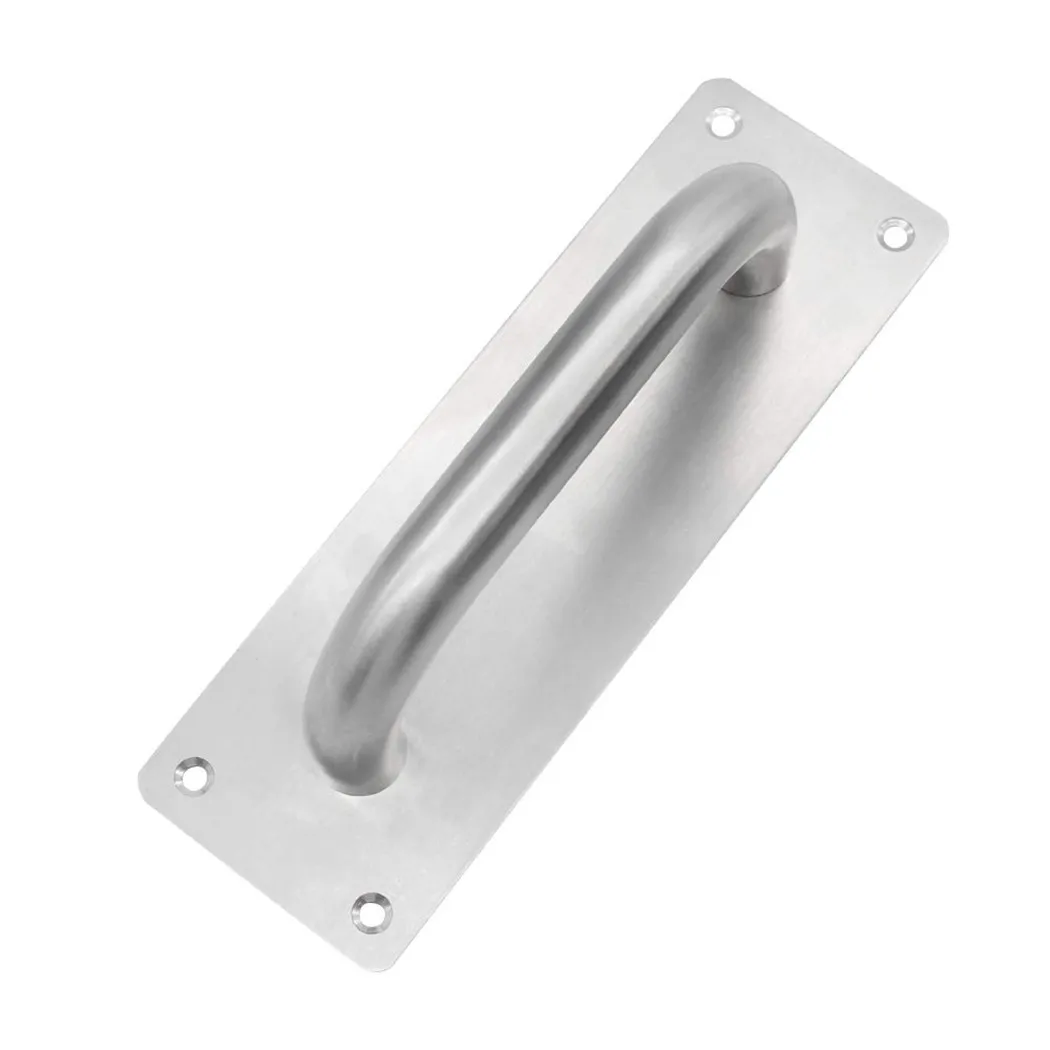 

Lock Pulls Knob Door Handle Stainless Steel With Screws Cabinet Flush Pull For Gates Furniture Hardware Garages