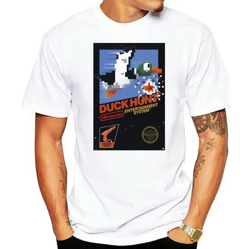 

Мужская футболка Gizmo Duck Hunt, футболка с принтом, футболки, Топ