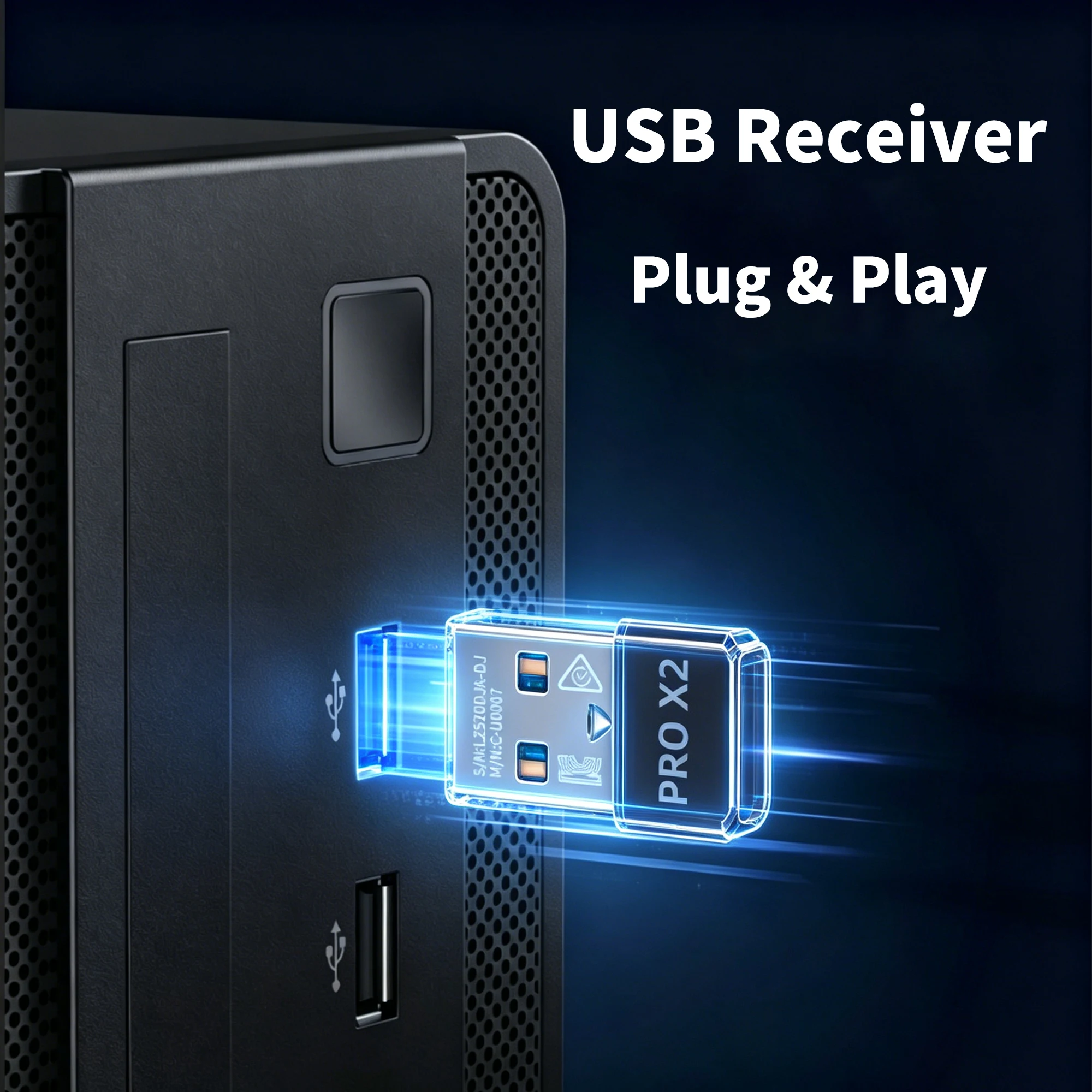 Фото Универсальный USB-приемник для замены беспроводного приемника Logitech G PRO X SUPERLIGHT 2 для ноутбуков, ПК, настольных компьютеров и ноутбуков №2