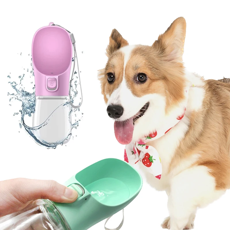 

300ml/550ml Portable Dog Water Bottle for Small Large Dogs Outdoor Travel Walking Drinking Bowls Pet Water Dispenser Dog Supplie