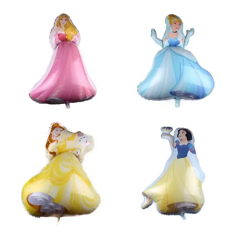 

Disney Cartoon Snowyprincess Cinderella Sleeping Beauty Princess Series Aluminum Balloon for Birthday Party Christmas Decoration