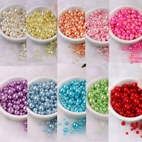 3 8mm plastic pearl bead colored beads with holes for assortment pearls beading diy craft necklaces bracelets jewelry making
