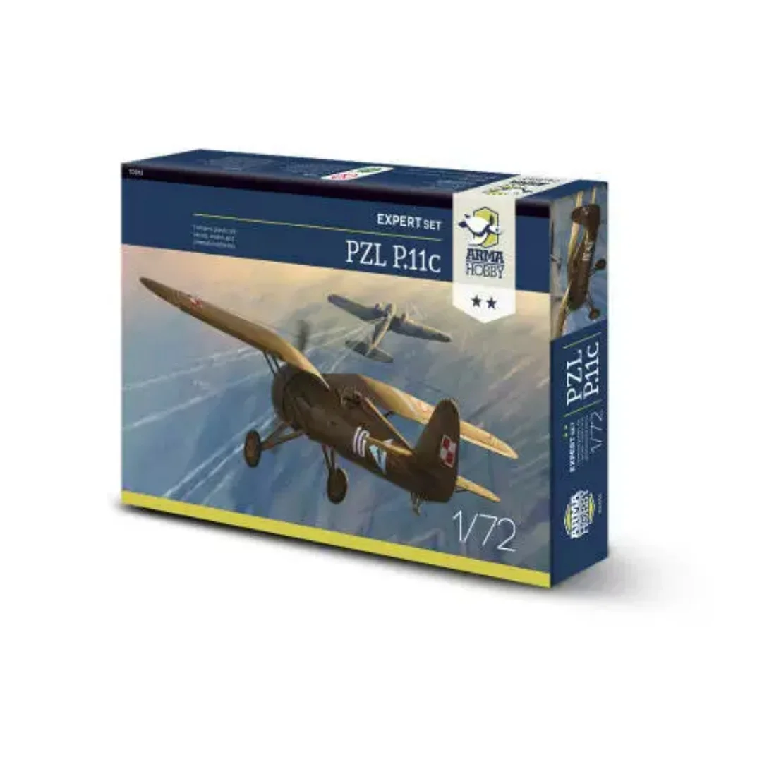 Модель самолета Arma Hobby PZL P.11c в масштабе 172, 70015, наборы для сборки, подарки для мальчиков (art.: 3920dafbdfcac) - 3920dafbdfcac