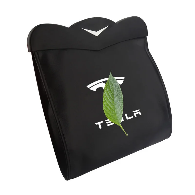 

Car Garbage Bag Trash Bag Seat Back Hanging Storage Bag Inter Pocket Container Box Trash Can For Tesla Model 3 Y X S Tesla Acces