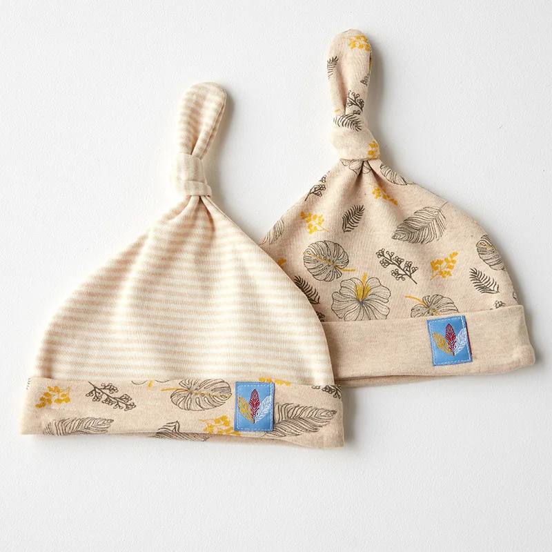 

Cotton Bonnet Newborn Baby Hat Baby Boy Accessories Infant Girls Baby Beanie Hat Toddler Caps Striped Printing Unisex 0-6 Months