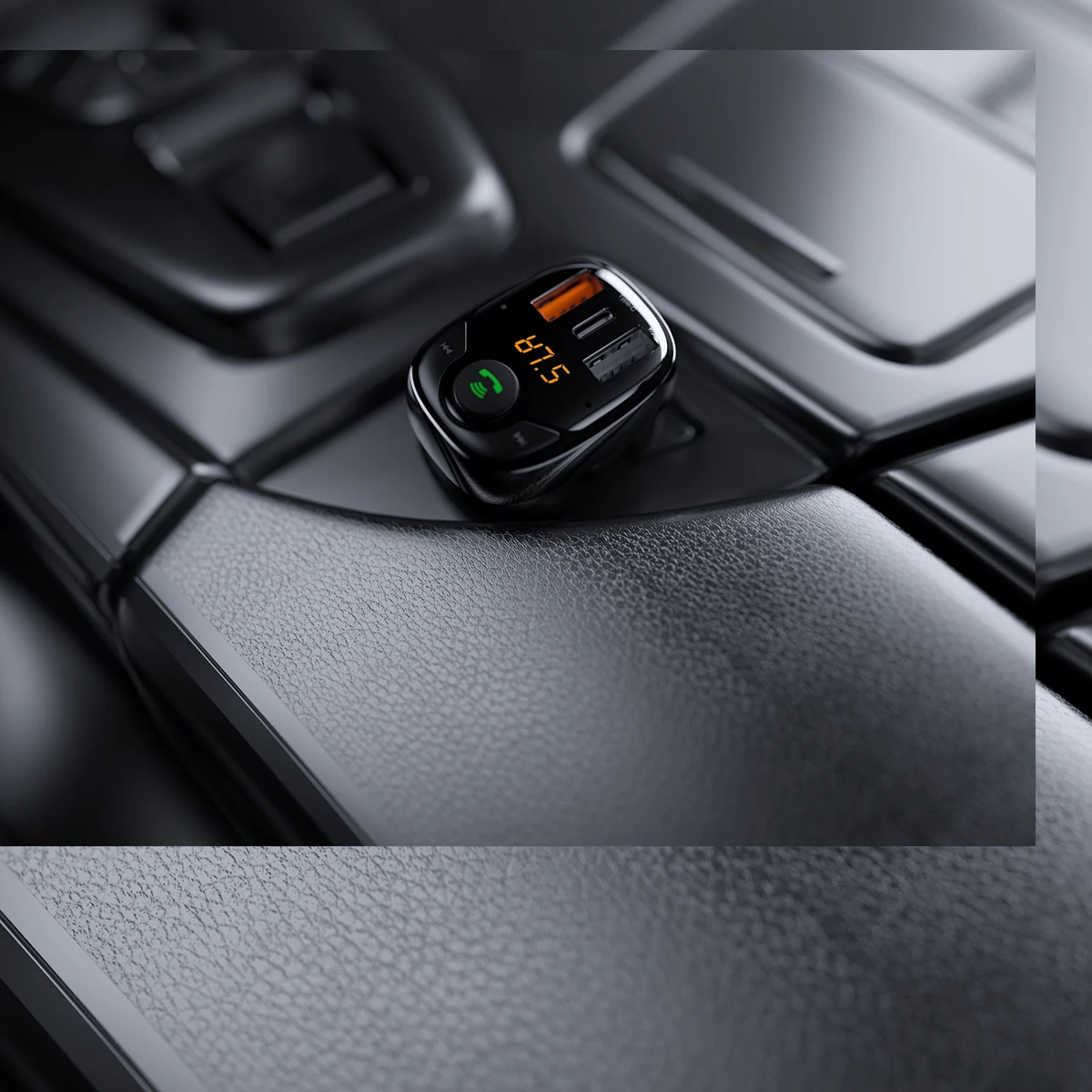 Автомобильный Bluetooth-комплект ROCK FM-трансмиттер звонки в режиме громкой связи 5 3 А 36