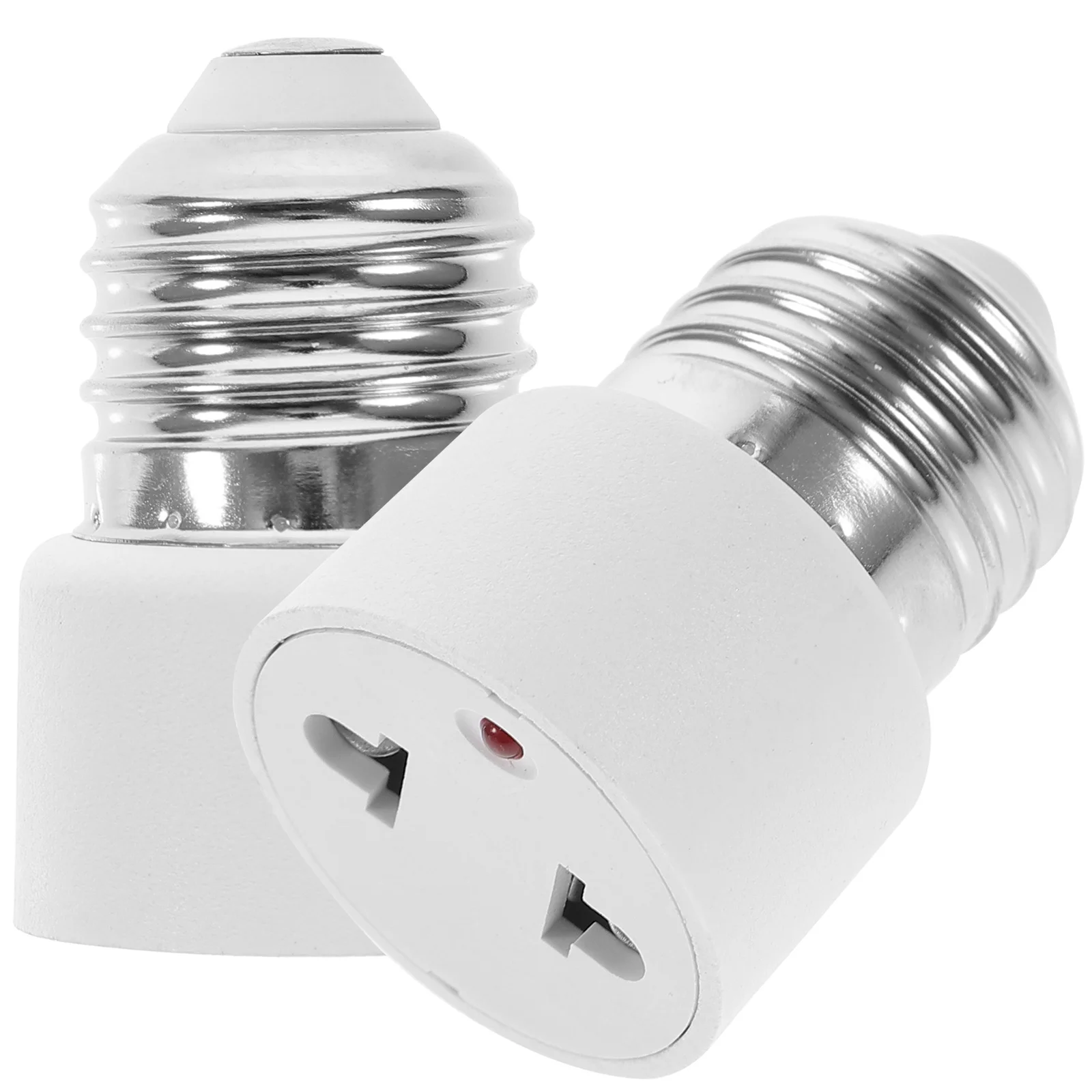 

2 Pcs E27 Converter Bulb Socket Outlet Splitter Light Plug Adapter Lighting Accessory Copper Lamp Holder E26 To eu keramic