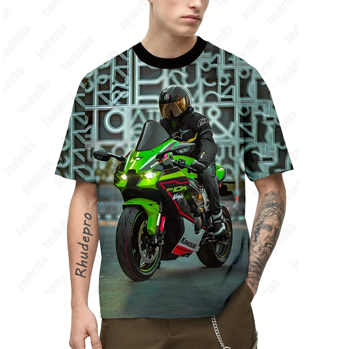 Мотоциклетная форма толстовка большого размера мужская детская одежда