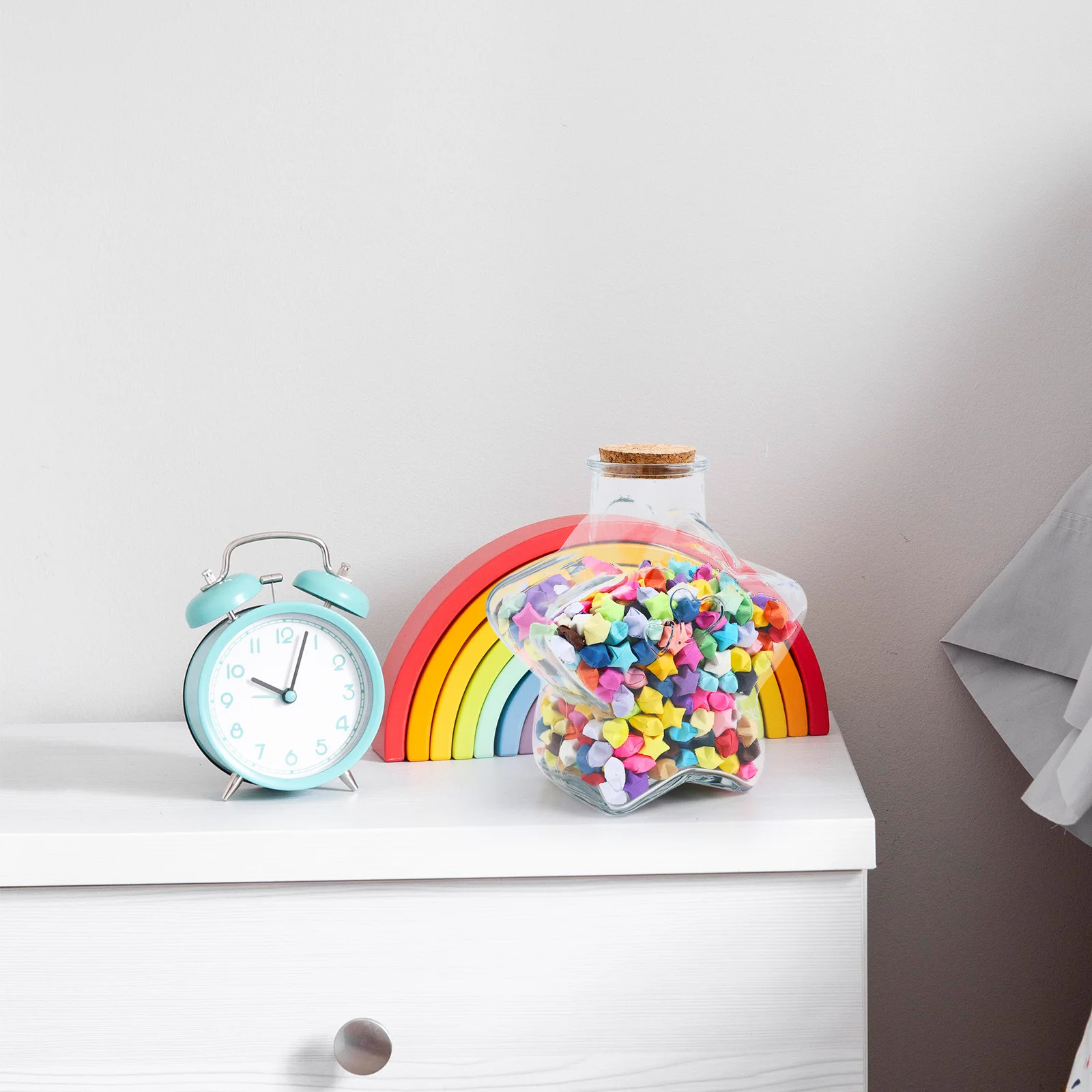 Бумажные полоски оригами в форме звезды романтические подарки для него