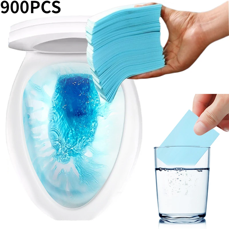 900pc Floor Toilet Cleaner Cleaning Sheet Mopping The Floor Wiping Wooden Floor Tiles Cleaning Household  Hygiene  Cleaning Tool