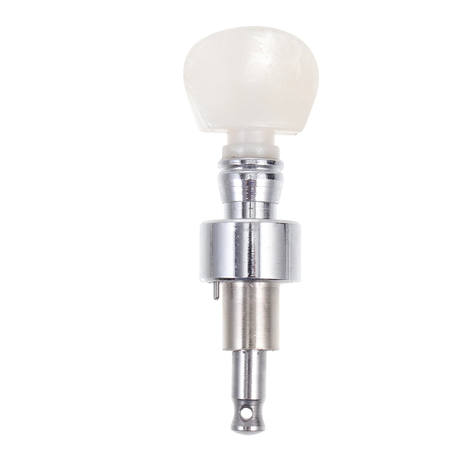

1 Pc Durable Alloy Banjo Machine Head Knob Banjo String Tuning Upright Peg (White)