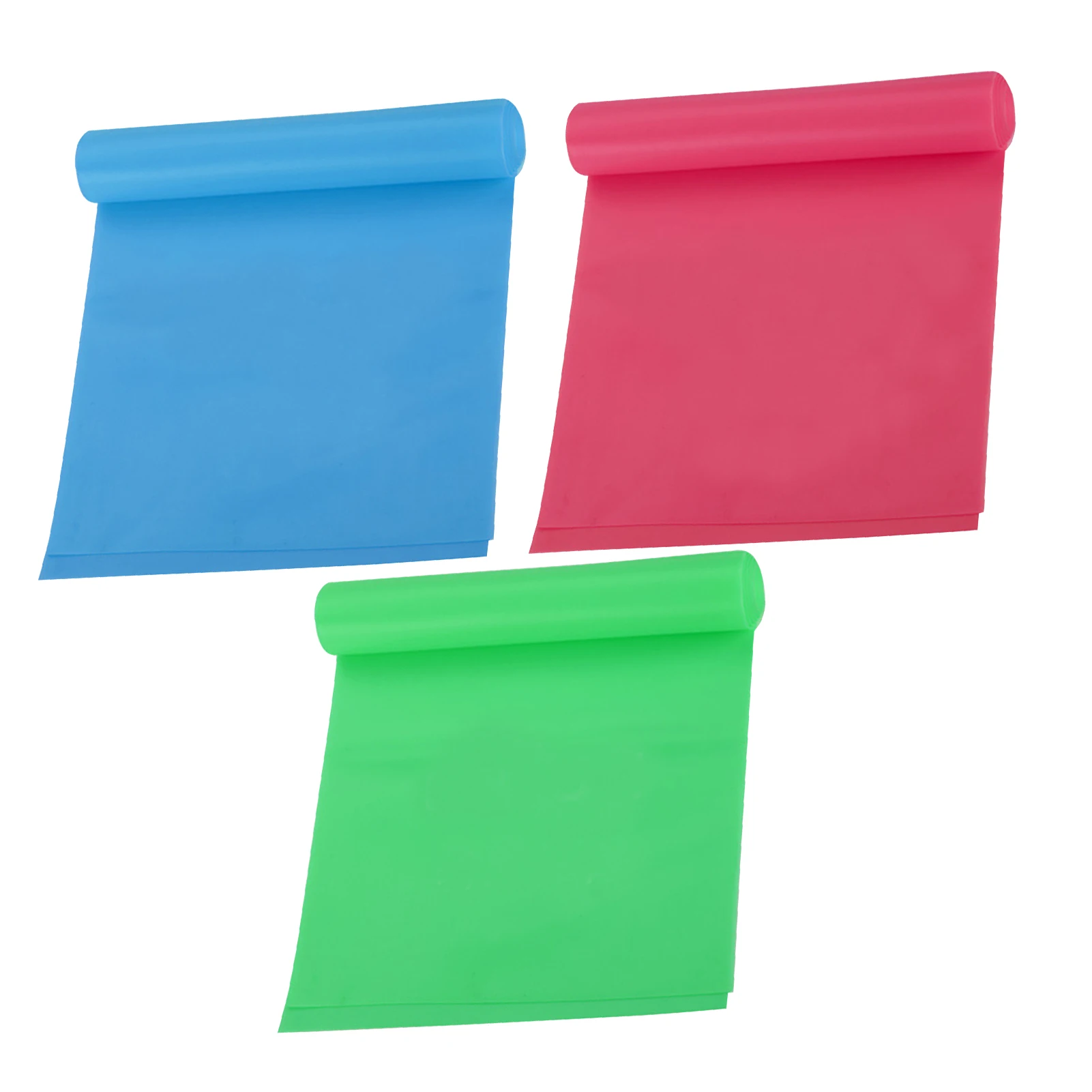 

3pcs Women Men Portable Resistance Band Yoga Fitness Strength Training Workout Exercise Rehab TPE Durable Slimming Home Gym