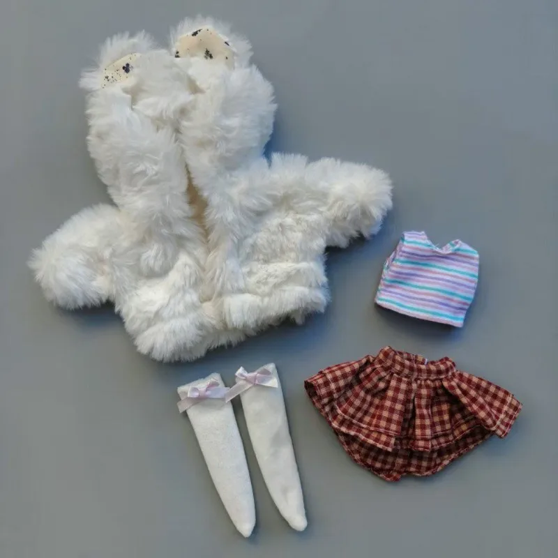 Фото Комплект одежды для куклы BJD 1/6 (30 см), для пышнотелой куклы, костюм для куклы Ghost Mom, набор для самостоятельного изготовления, платье в стиле Лолита №3