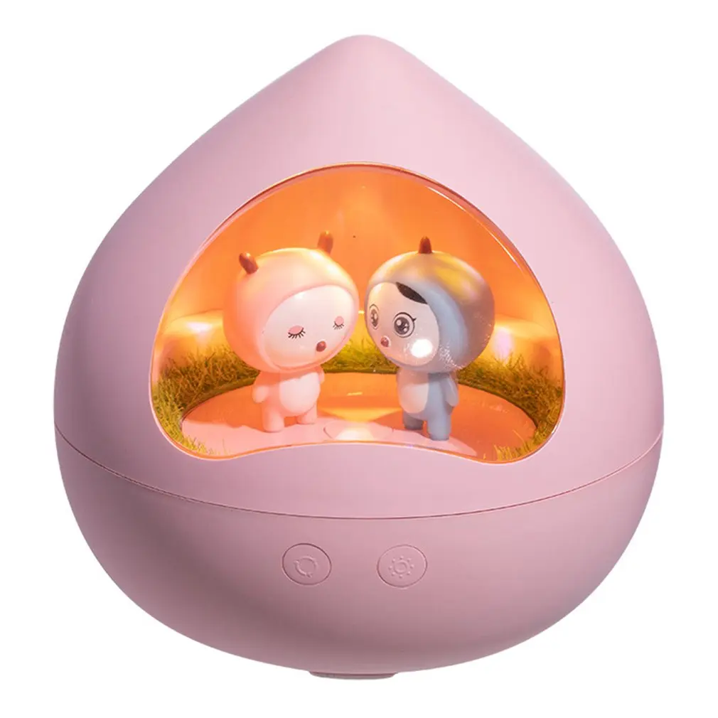 

Creative Rotating Music Night Light Bedroom Children's Room Atmospheric Music Light Bedside Sleep Aid Light