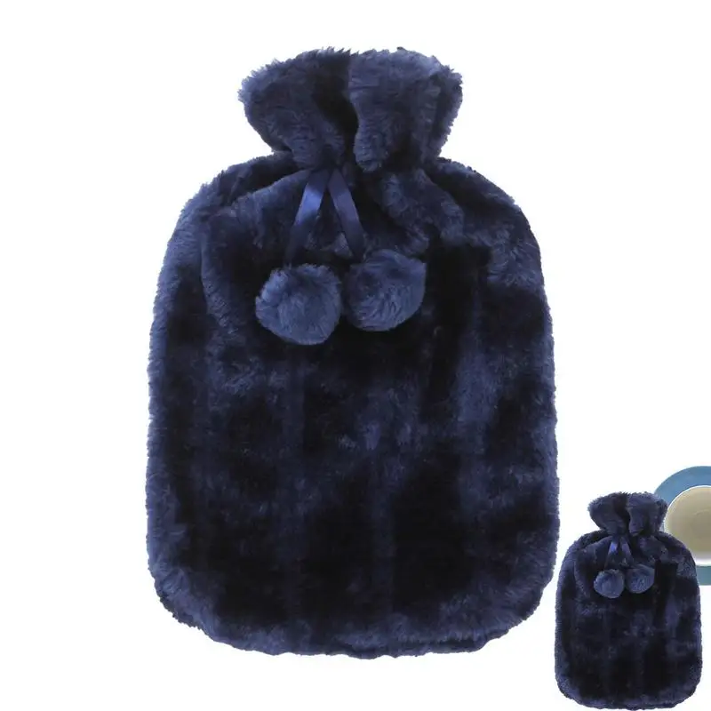 

Hot Water Bottle Cover 2 Liter Soft Faux Plush Fur Cute Hot Water Bottle Cover Hot Water Bottle Rubber Cover Winter Warmer Cover