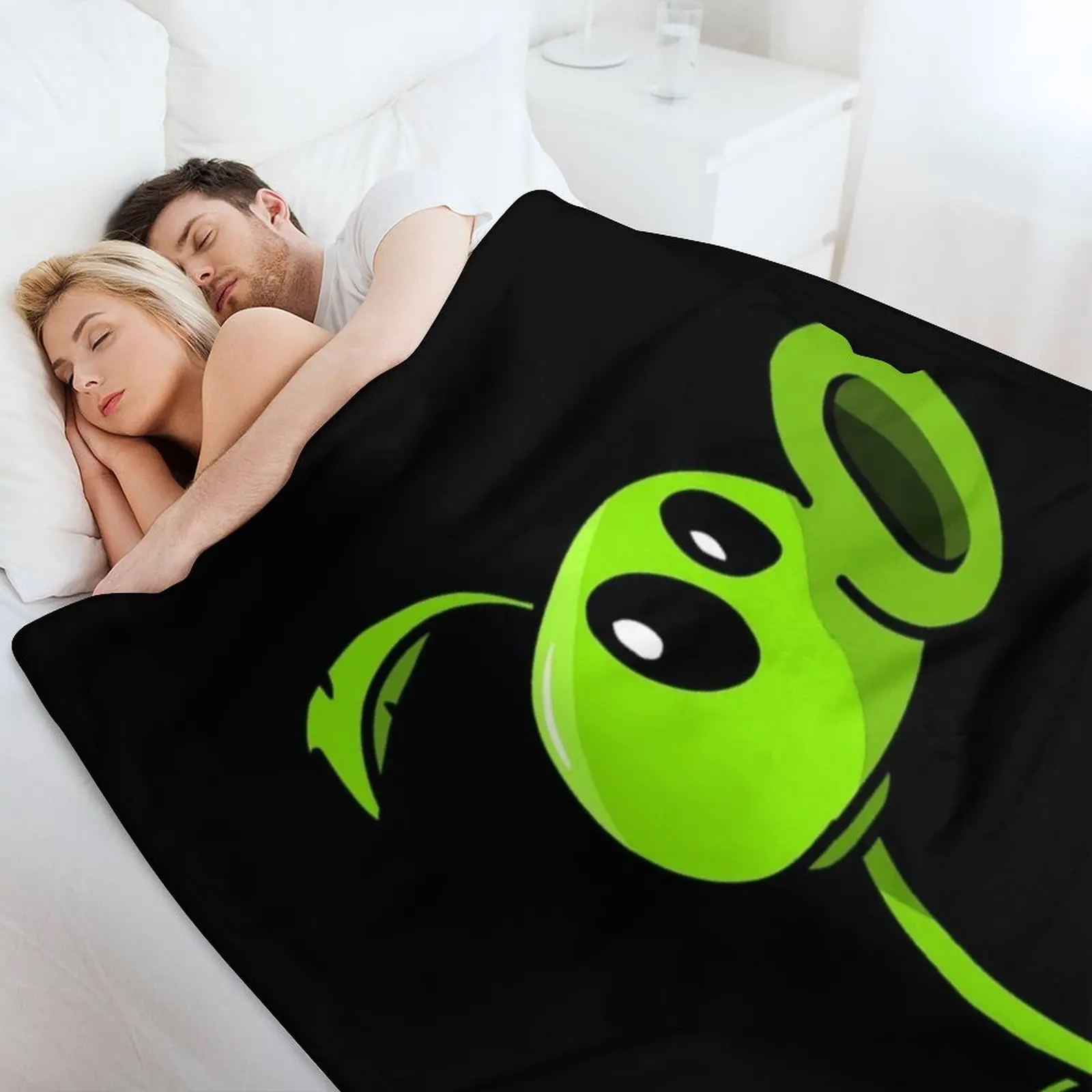 Одиночное одеяло Peashooter PVZ для дивана тонкие одеяла