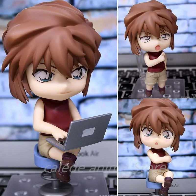 

1140 Аниме Фигурка персонажа Ай Детектив Конан ГСК Q версия, настоящая кавайная кукла, детские игрушки