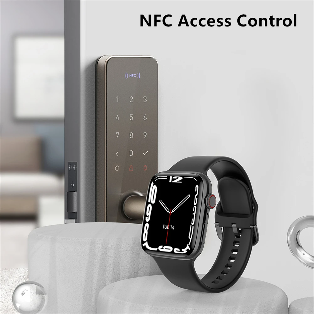 Спортивные Смарт-часы 2022 DT NO.1 серия 7 1 9 дюйма HD экран NFC GPS-трекер Bluetooth звонки