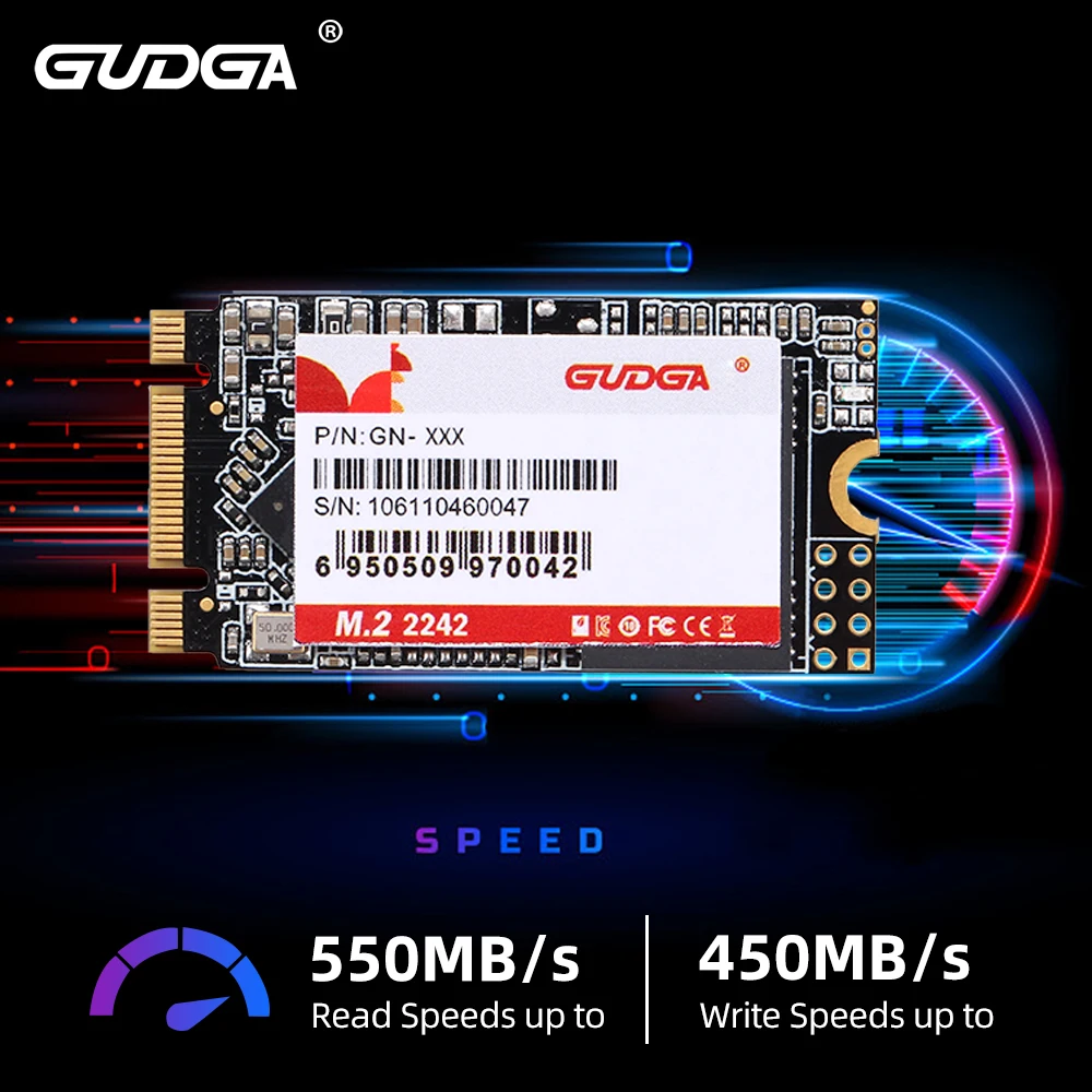 

GUDGA SSD Drive M.2 SSD SATA3 256gb 512 gb HDD 2242mm NGFF SSD M2 SATA 1tb 120gb 240gb Hard Drives for Laptop Destop Jumper 3