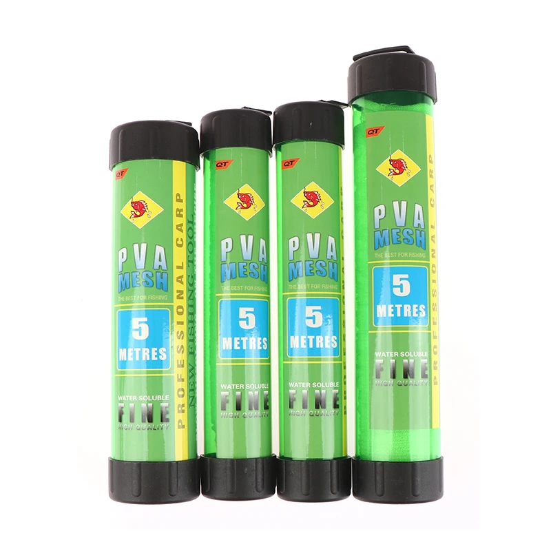 

1 шт. 5 м ПВА рыболовная сетка, Водорастворимая сеть, рыболовная сетка, белая запасная сетка для наживки, мешок для наживки, защитная рыболовная сеть
