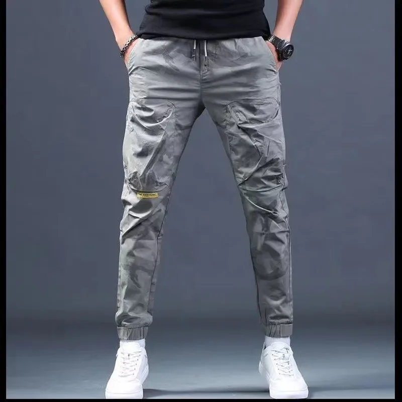 

Комбинезон мужской, весна/лето, камуфляжный, приталенный, с эластичным поясом, в стиле милитари, для походов, рыбалки