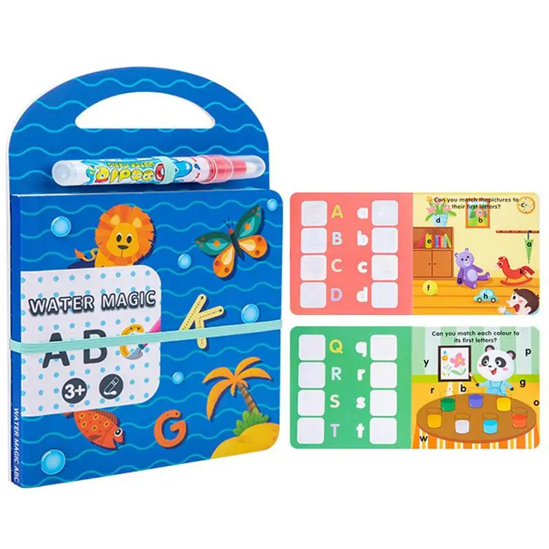 

Kids Watercolor Book Interesting Toddles Watercolor Book Portable Water Painting Improve Children's Creativity Graffiti DIY