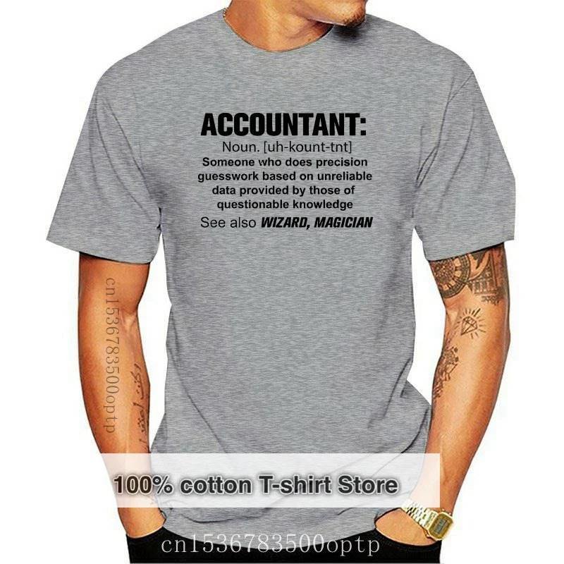 

New Accountant T-shirt Definition Noun Funny Accounting Tee Shirt CPA Tee Shirt