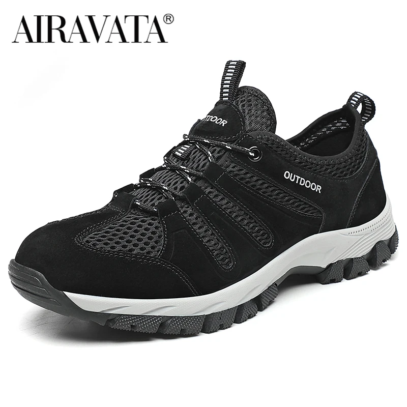 Men Hiking Shoes Outdoor Sports Shoes Mesh Breathable Nonslip Casual Male Athletic Jogging Sneakers