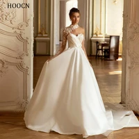 herburnl strapless romantic wedding dress 2022 delicate fashion beading backless bride vintage appliques satin princess