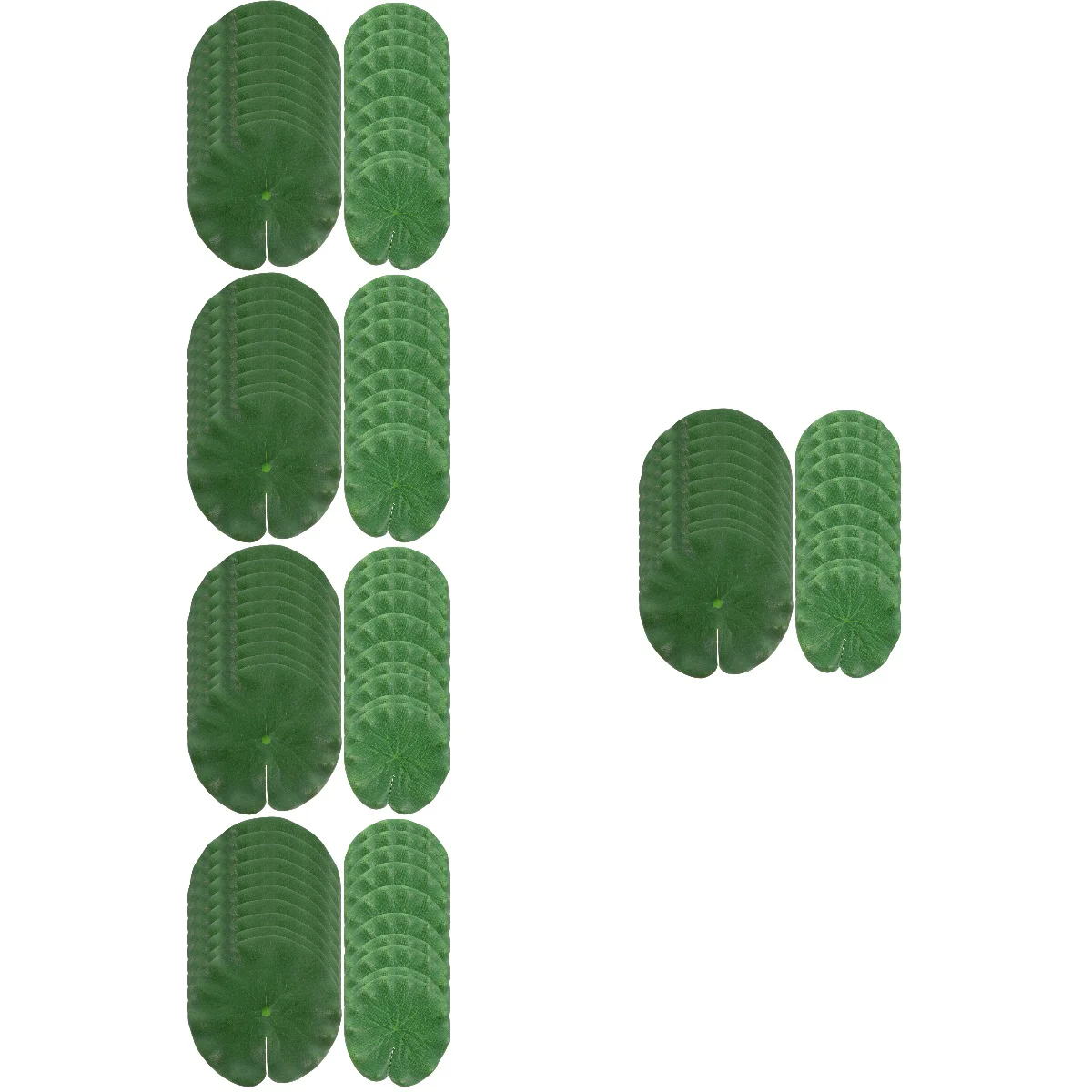 

100 Delicate Portable Fountain Ornament Decor Lotus-leaves Simulated Lotus-leaves Photography Props