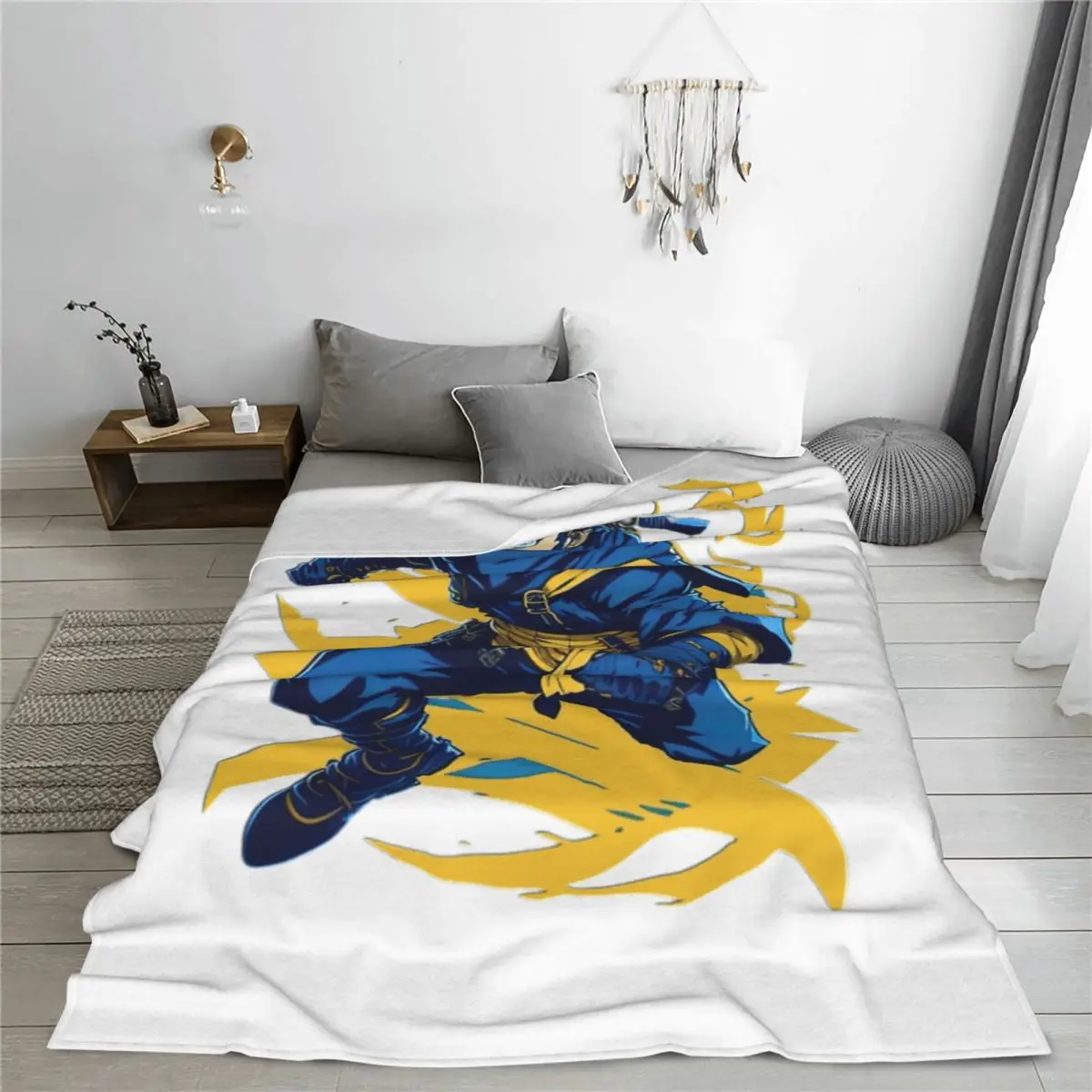 Тень S объятия-Аниме ниндзя искусство Эфирное одеяло покрывало на кровать