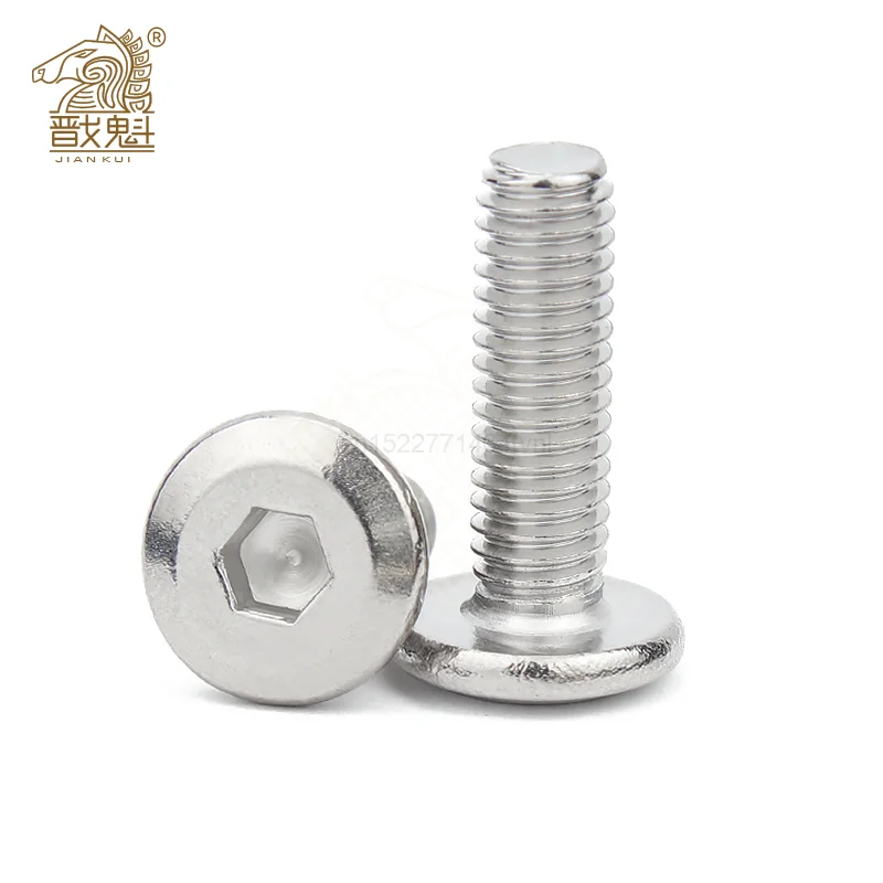304 внутренние шестигранные винты из нержавеющей стали плоские конические для
