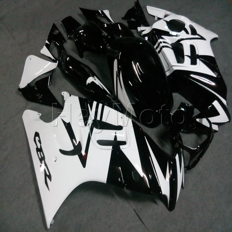 

ABS Plastic Bodywork Set for CBR600F3 1997 1998 white black CBR600 F3 97 98 motorcycle fairings