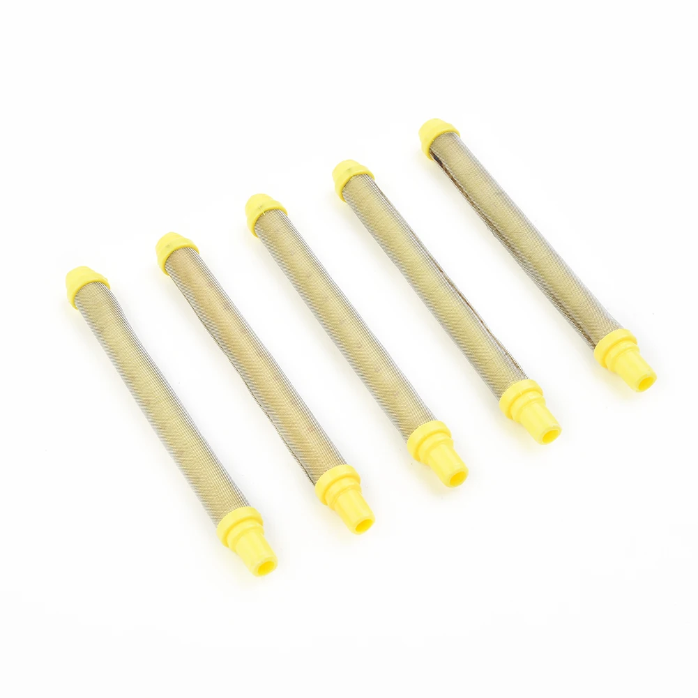 

5pcs 100Mesh Airless Spray Tool YELLOW Filter Insert 304 Stainless Steel Useful To Help Reduce Tip Plugging Fast Shipping